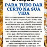 Oração para tudo dar certo na sua vida