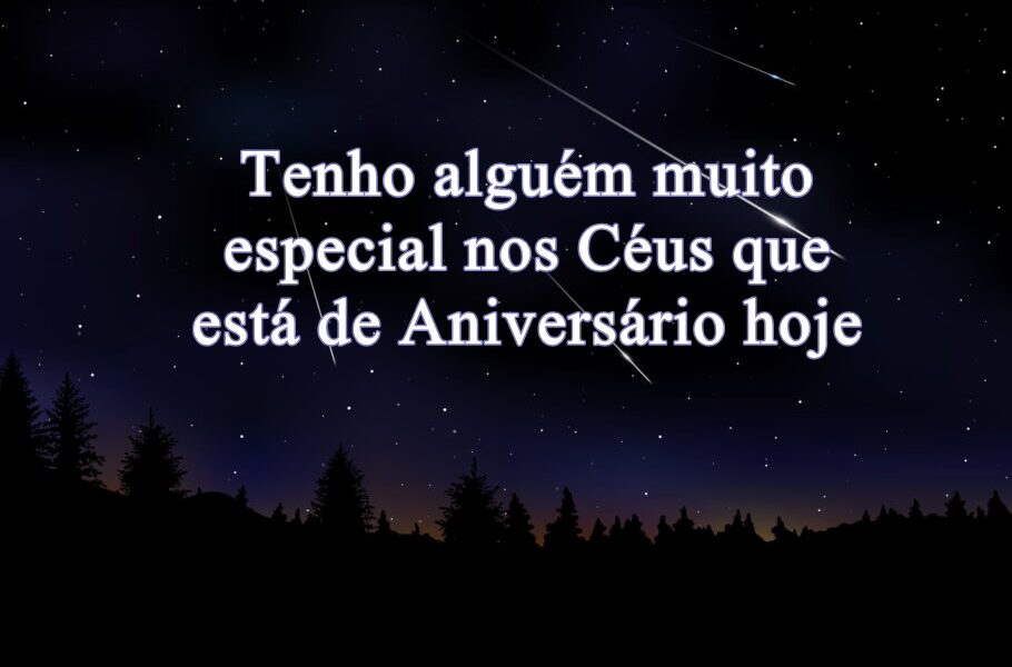 feliz aniversario para você que já partiu