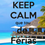 estou de férias