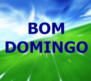 Feliz domingo com tranquilidade