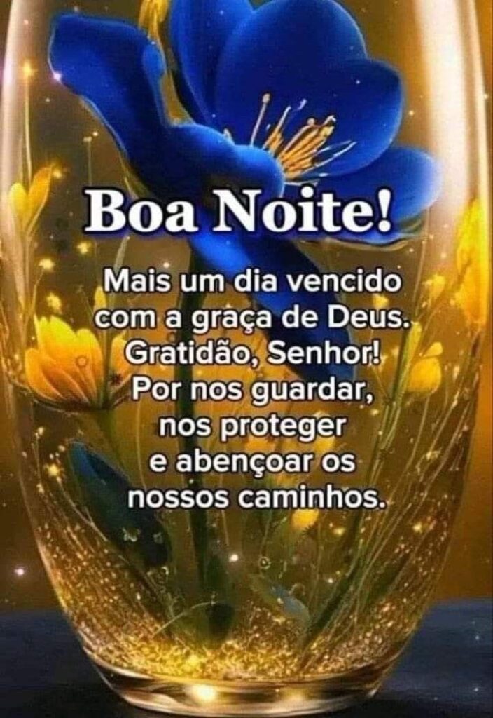 Boa noite → Quando Deus quer, acontece 🙌