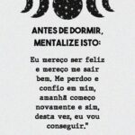 Pensamentos para dormir mentalizando ou memorizando e prosperar