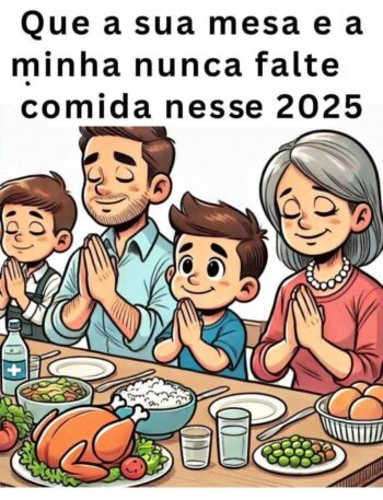 Que nunca falte comida nesse ano