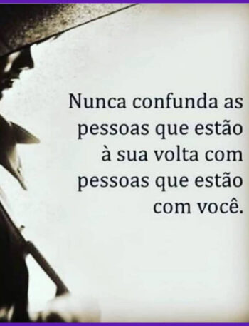 Não confunda as pessoas