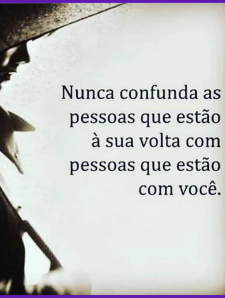 Não confunda as pessoas