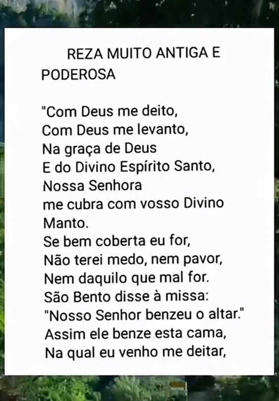 A oração me faz esquecer dos pecados