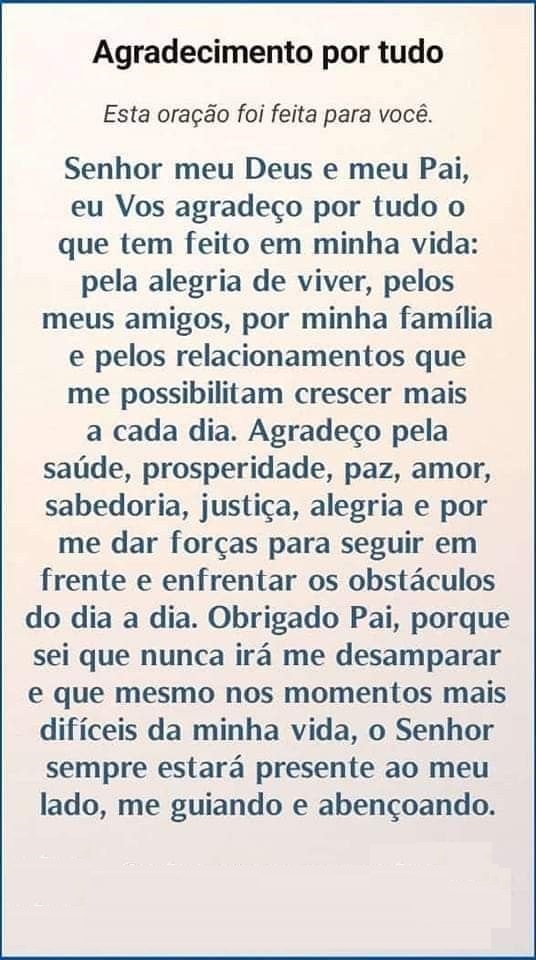 A oração me faz esquecer dos pecados