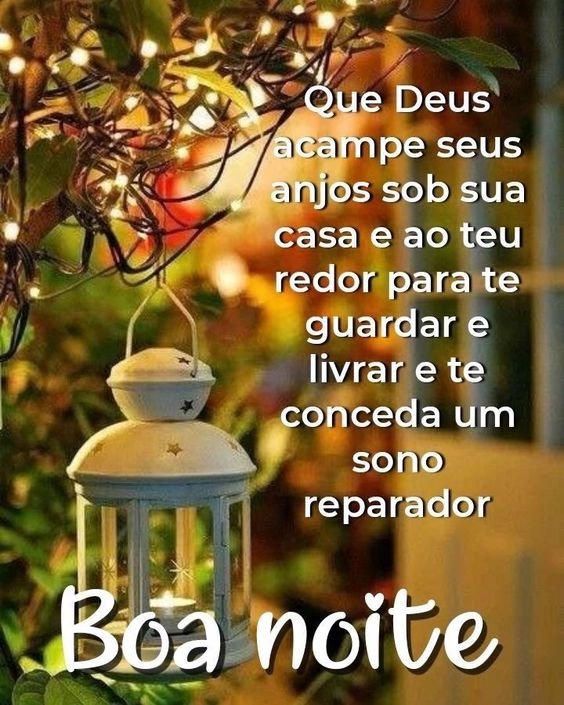 Linda ilustração de boa noite - Senhor, que sejamos conduzidos pela sua paz