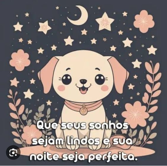 Fofinha ilustração de boa noite - Senhor, que sejamos conduzidos pela sua proteção