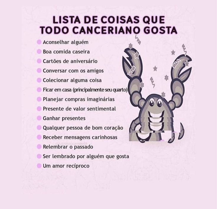 O Signo dela é Câncer