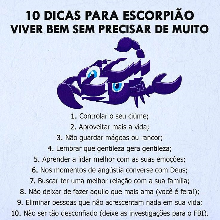 Escorpião é o nome do meu signo