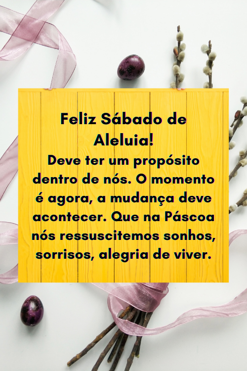 Descubra mais sobre a Sábado Santo ou, Sábado de Aleluia