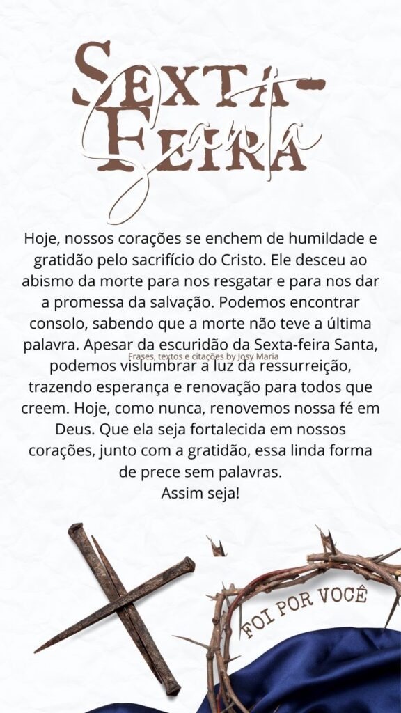 Descubra mais sobre a Sexta-feira Santa