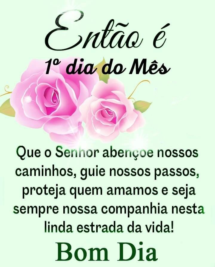 Seja bem vindo novo mês