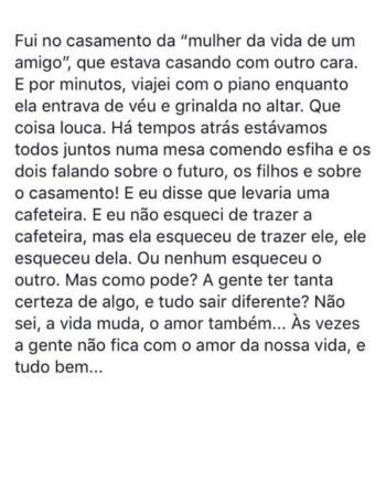 Devemos aprender a aceitar a realidade da vida