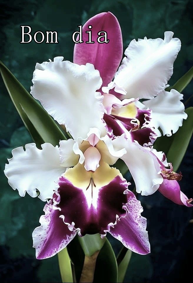 Bom dia com Orquídeas