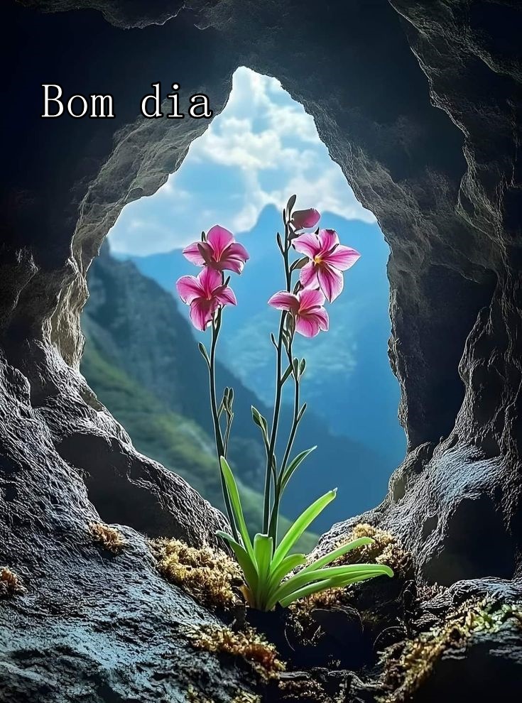 Bom dia com Orquídeas