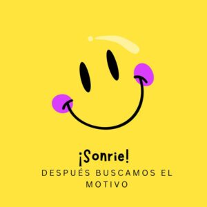 Espantando a tristeza, sorrindo para a beleza.