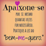 Apaixone-se por sua própria pessoa