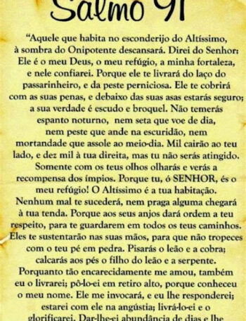 Salmo que revela proteção, confiança e esperança