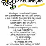 Recomece → Não importa onde você parou