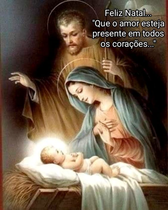 Votos Sinceros de Feliz Natal Abençoado para compartilhar