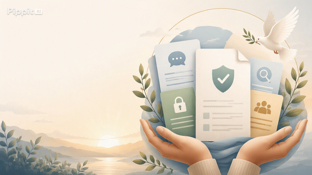 Ilustração discreta sobre políticas de uso regras diretrizes privacidade segurança e informações importantes do site